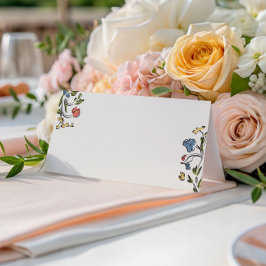 Cartão De Mesa Chá de panela Inverso Colorido Desenhado À Mão