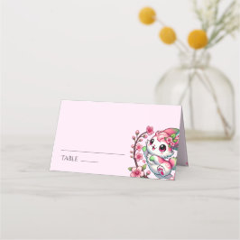 Cartão De Mesa Charming Sakura Bunny