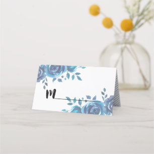 Cartão De Mesa Chic Floral Wedch Table Number Nome do assento