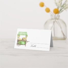Cartão De Mesa Citrus lemon - wedding place cards