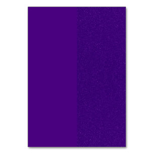 Cartão de Mesa com Brilho Roxo Duplo – Personalizá