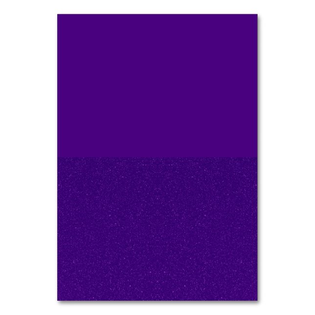 Cartão de Mesa com Fundo de Brilho Roxo – Personal (Frente)