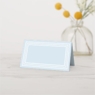 Cartão De Mesa COR DE FUNDO EDITÁVEL com limite branco triplo