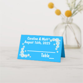 Cartão De Mesa Daisies do céu azul de 1960