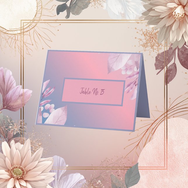 cartão de mesa de casamento da pastel cherry bloso (Criador carregado)