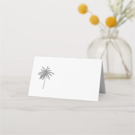 Cartão De Mesa Deco Palm ・ Chic de Boho Minimalista ・ Destino