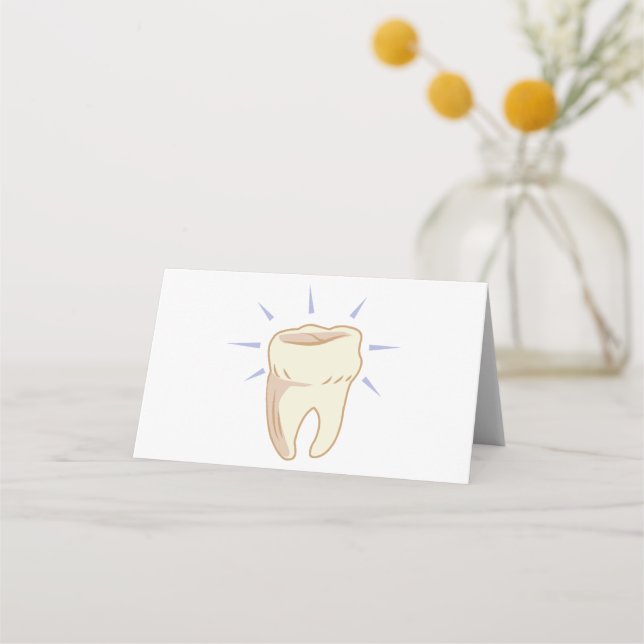 Cartão De Mesa Dente Molar (Frente)