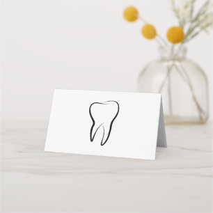 Cartão De Mesa Dentista dentária Vazio de Higiene Oral Clínica