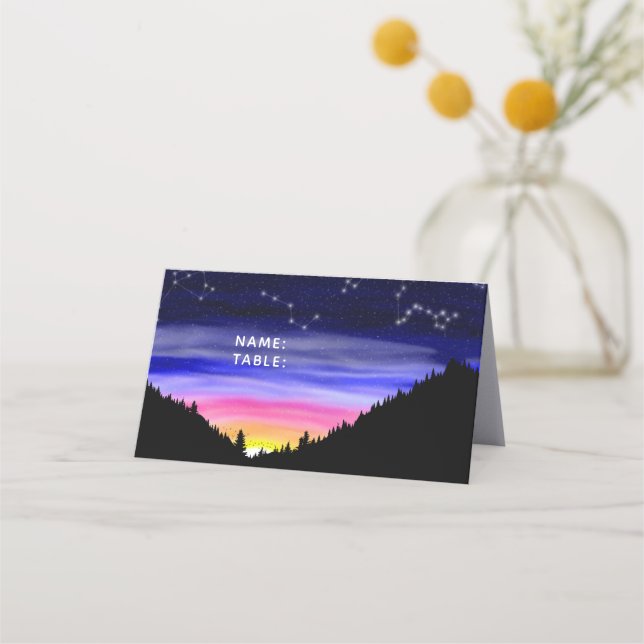 Cartão De Mesa Diamond Night (Frente)