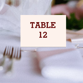 Cartão de Mesa Dobrável Personalizado para Noiva e