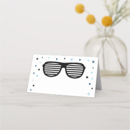 Cartão De Mesa Dois Legal óculos de sol Aniversário