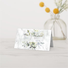 Cartão De Mesa Dusty Blue Eucalyptus Greenerent