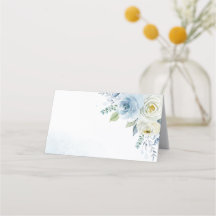Dusty Blue Rosa Floral Wedding