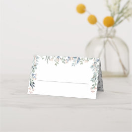 Cartão De Mesa Elegantes Flores Silvestres Casamento 