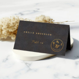 Cartão De Mesa Escolha da Comida de Casamento com Vegetariano Pre