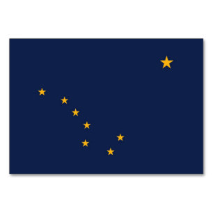 Cartão de mesa especial Patriótico com Bandeira 