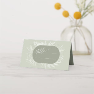 Cartão De Mesa Eucalyptus Color Tones Wreath Mesa Wreath ID901