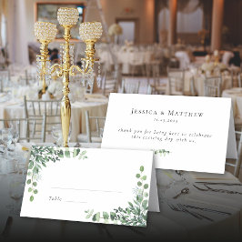 Cartão De Mesa Eucalyptus Wedding