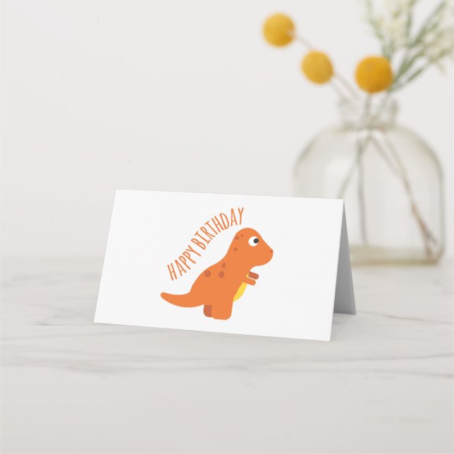 Cartão De Mesa Feliz aniversário (Frente)