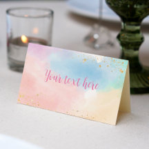 Festa de aniversário Colorida da Placa do Arco-Íri