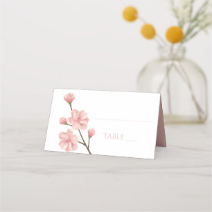 Cartão De Mesa Festa de casamento Flor Rosa-Floral de Flores de F