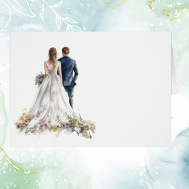 Cartão de Mesa Floral de Boho Clássico Russo