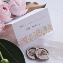 Floral Elegance Peach Sage Blush Classic Weding