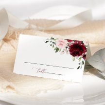 Flores Borgonha, Flores Rosa, Folhagem, Casamento
