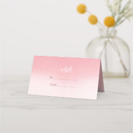 Cartão De Mesa Flores Brancas E Quadro