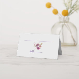 Cartão De Mesa Flower Wedding