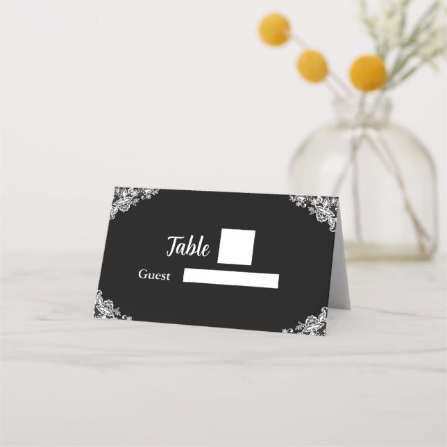 Cartão de Mesa Folha Dupla (Frente)