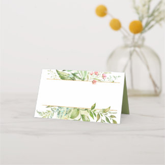 Cartão De Mesa Garrafas De Cores Aquáticas Verde Deixa Flores Ros