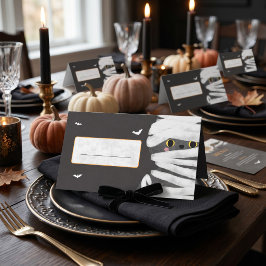 Cartão De Mesa Gatinho Mamãe Bonito Halloween
