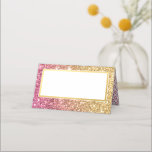 Cartão De Mesa GLAM BAT MITZVAH - brilho de ouro rosa luxo modern<br><div class="desc">pelo kat massard >> WWW.SIMPLYSWEETPAPERIE.COM <<< Uma tendência, design bonitinho para os seus CARDS DE RESIDÊNCIA de eventos. Escrever nomes de convidados manuais e adicionar número de tabela TIP: 1. Para mudar/mover gráficos e fontes e adicionar mais texto - pressione o botão "personalizar" - - - - - - -...</div>
