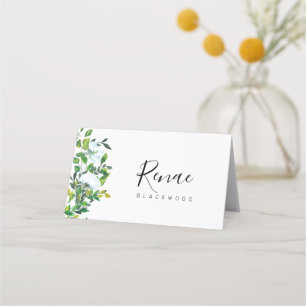 Cartão De Mesa Greenery Woodland