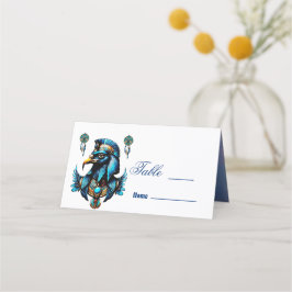 Cartão De Mesa Horus, o deus do falcão egípcio