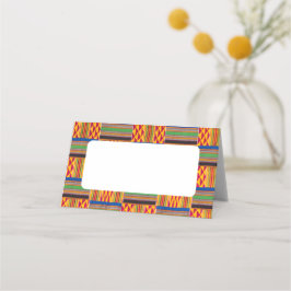 Cartão De Mesa Impressão africano