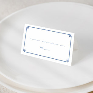 Cartão De Mesa Impressão De Chinoiserie Elegante De Casamento Az