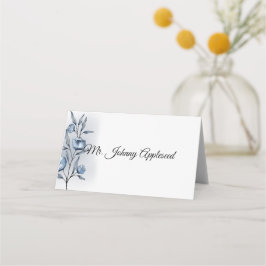 Cartão De Mesa Indigo Romance Wedding Place Cards