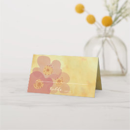 Cartão De Mesa Influência Asiática na Placa de Tenda Dobrada da r