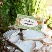 Jardim Encantador Verde Laranja Caprichoso