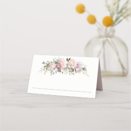 Cartão De Mesa Jardim Rosa de Verão Rosa Feminina