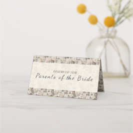 Cartão De Mesa Jardinias Elegantes Acentuam Casamento Boho
