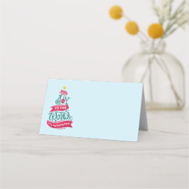 Cartão De Mesa Joy para a tipografia das citações de Natal do Mun