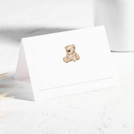 Cartão De Mesa Letras de Bloco de Madeira Neutral Boho