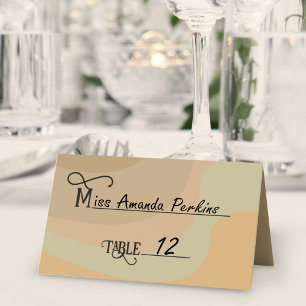 Cartão De Mesa Letras De Testemunho Escrevem Em Casamento