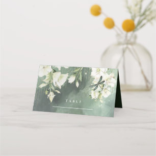 Cartão De Mesa Libélula Floral Sweet 16 Verde Salvia ID1310
