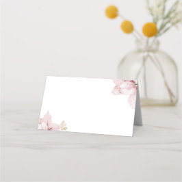 Cartão De Mesa Linda Elegância Blush Floral
