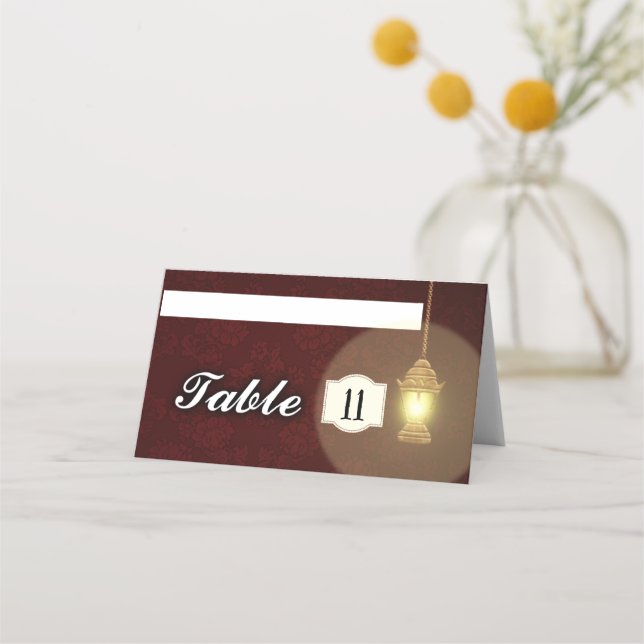 Cartão De Mesa Luminária (Frente)