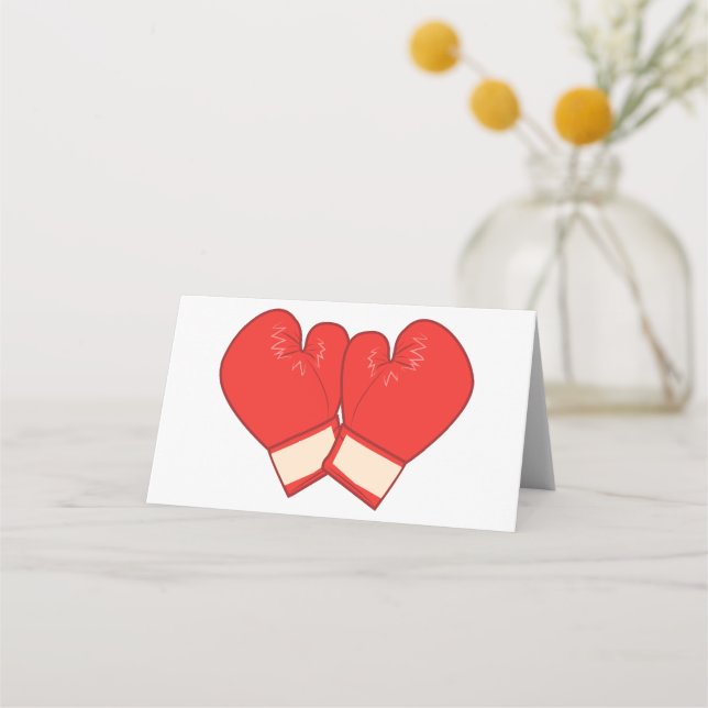 Cartão De Mesa Luvas para in a box (Frente)